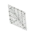 thumbnail image 3 of 60 Degree Diamond Quilting Template Free Quilting Templates Sewing Ruler Durable Craft Clear Portable for Sewing Supplies Tailors DIY Tools Medium, 3 of 9