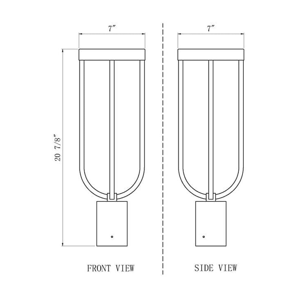 Z-Lite 1 Light Outdoor Post Mount Fixture