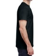 thumbnail image 2 of Jnriver Men's Short Sleeve Lightweight Heavy Cotton T-Shirt Regular-Fit Crewneck Tee for Casual Wear Gym Workout Summer Outfit - Black - 2XL, 2 of 3