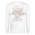 thumbnail image 2 of Cobra Kai - Camiseta Miyagi Do Karate Logotipo de Manga Larga para Hombre (Blanco), 2 of 2