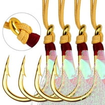 20Pcs Big Game Fishing Jig Assist Hooks High Carbon Steel Jigging Hook Saltwater