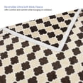 thumbnail image 3 of Tirrinia Soft Plush Fleece Throw Blanket 50”x 70” Lightweight Warm Bed Sofa Couch Brown, 3 of 7