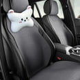 thumbnail image 6 of EGYMEN Car Headrest, 8"x10" Comfortable Neck Support Pillow for Car Seats, Cute Bear Design Auto Head Cushion, Breathable and Ventilated Universal Fit Car Neck Rest, 6 of 6
