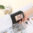 thumbnail image 6 of LOUEBICA Credit Card Holder Wallet RFID Blocking Leather Small Wallet for Women Double Zipper Wallet with ID Window, 6 of 7