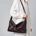 thumbnail image 2 of Genuine Leather Hobo Bag, Women's Grainy Underarm Shoulder Crossbody Purse, 2 of 9