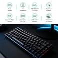 thumbnail image 2 of Teclado RK ROYAL KLUDGE RK84 inalámbrico RGB 75% con rojo silencioso, 2 of 8