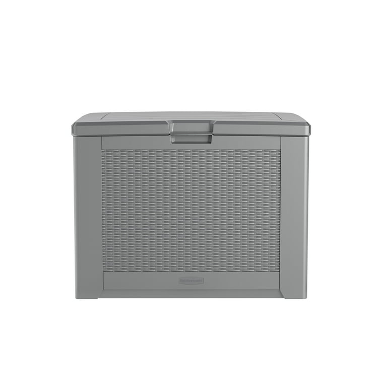 Rubbermaid 2047053 Medium Deck Box with Seat for sale online