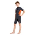 thumbnail image 3 of Ropa de piel de buceo para niños con equipo de deportes acuáticos elásticos de neopreno con cremallera JShteea El nuevo, 3 of 7
