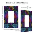 thumbnail image 5 of Kll Indian Mandalas Dragonfly Wall Plate,Gloss Finish,Standard Size 1 - 5" X 3", Polycarbonate Thermoplastic,Electric Receptacle Plug Covers, 5 of 8
