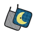 thumbnail image 2 of Caroline's Treasures Weather Moon Face Pair of Pot Holders, 2 of 3