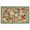 thumbnail image 2 of 3x5 ft Living Room Area Rug Machine Washable Boho Area Rug Non Slip Floral Vintage Low Pile Large Rug for Living Room, Bedroom, Farmhouse, Dining Room, Kids Playroom, 2 of 9