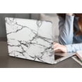 thumbnail image 5 of KSK KAISHEK Hard Case Shell Cover Only Compatible 2010-2017 Rel. Old MacBook Air 13 inchs with No Touch No USB-C Model: A1466 A1369 Marble 24 + Black Keyboard Cover, 5 of 5