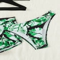 thumbnail image 5 of Fesfesfes Teen Girls Swimsuits Kids 3 Piece Tankini Bathing Suit Set Cute Bikini Swimwear with Shorts Girls' Tankini Sets 8-16 Years(Green,8-9 Years), 5 of 6