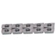 thumbnail image 1 of Cortador de insertos CNC, 10 piezas de insertos de fresado recubiertos, insertos de carburo recubiertos, insertos de fresado de alto rendimiento, 1 of 9