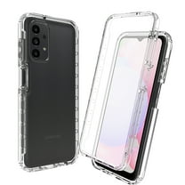 Dteck Case for Samsung Galaxy A13 5G,Shockproof Rubber Case Hyrid Hard PC Transparent Back Phone Cover,Clear