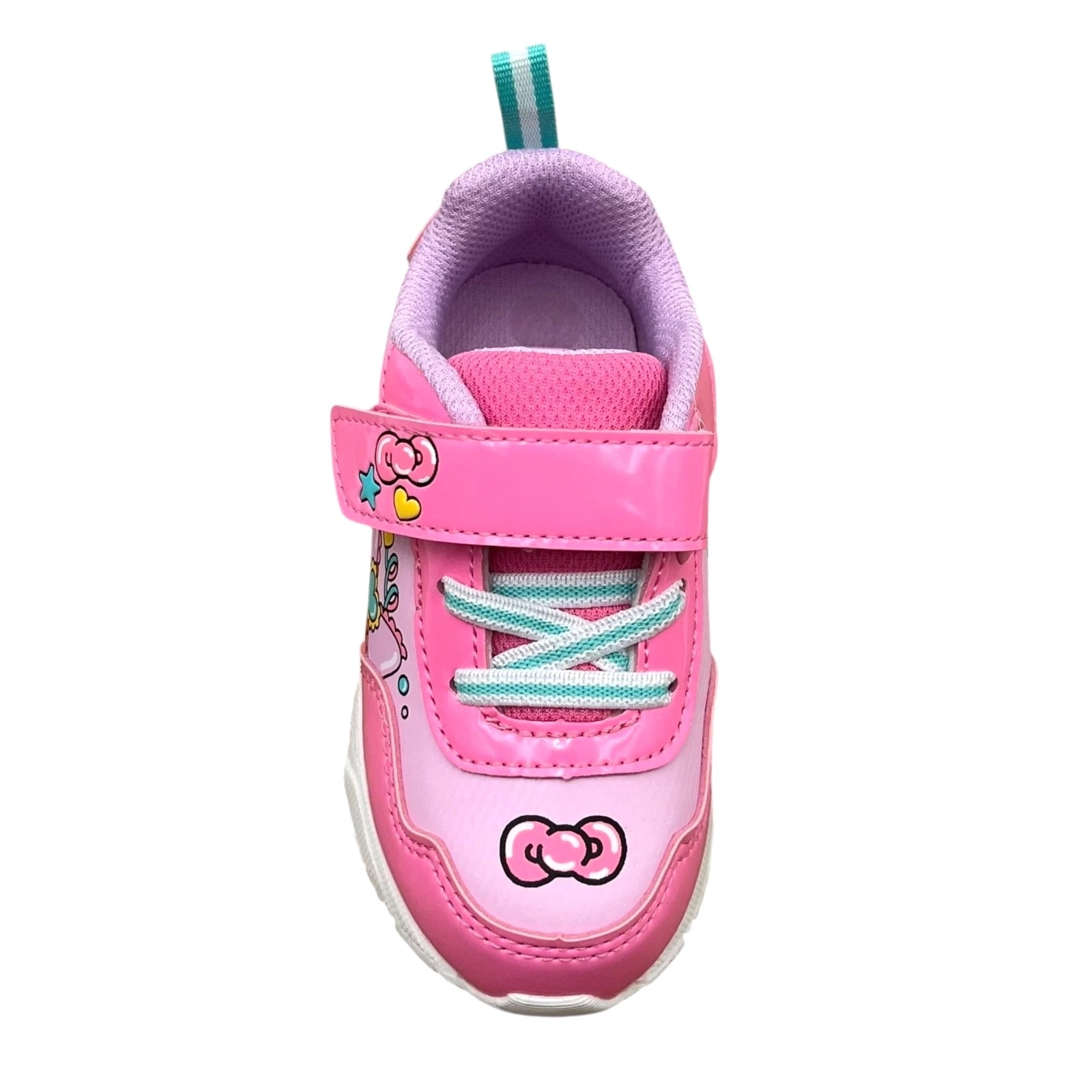 Hello Kitty Toddler Girls Slip-on Light-up Sneakers Size 7 Pink-lavender-aqua