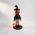 thumbnail image 4 of Cute Resin Ghost Sculpture with LED Night Light Fun Desktop Ornament for Seasonal Home Shelf and Halloween Tabletop Decoration, 8 Inch, 4 of 8
