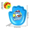 thumbnail image 3 of Racket Teen & Sucker Ball Toss & Catch Set With 1 Glow Ball 1 Non-Glow Ball 2 Rackets, Outdoor Sports Game Toy For Playground Beach Party, Family Fun Activity, 3 of 7