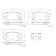 thumbnail image 4 of Brembo P30056N NAO BRAKE PADS Fits select: 2015 HYUNDAI SONATA SPORT/LIMITED, 2013-2016 KIA SPORTAGE LX, 4 of 4