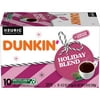 Dunkin Holiday Blend Coffee, Keurig K-Cup Pods, 10 Count Box