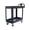 Black-Two Layer-500LB, variant on HPDMC 3-Tier Service Cart - 400 lbs Capacity Rolling Utility Cart with Wheels, Stainless Steel Metal Cart for Garage, Warehouse & Workshop (Red)