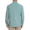 thumbnail image 3 of CAMISAS DE NEGOCIO DE MANGA LARGA A RAYAS PARA HOMBRES INSPIRAR CHIC S VERDE, 3 of 5