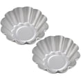thumbnail image 2 of 2Pcs Aluminium Alloy Egg Tart Mold Premium Jelly Mold Cake Baking Molds, 2 of 5