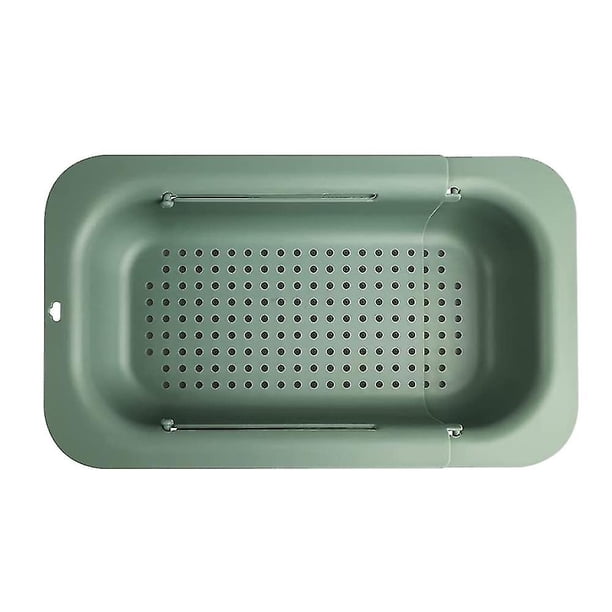 Colador colador expandible, compatible con coladores de alimentos que drenan las hojas de pasta