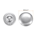 thumbnail image 2 of Uxcell 100 Pcs Button Supplies 40L(25.4mm/1") Aluminum Button Parts for Button Maker Machine, 2 of 5