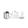 thumbnail image 3 of FixtureDisplays® Candle Making Kit, Soy Wax DIY Candle Craft Tools Including Wax Pouring Pot, Candle Wicks, Wicks Sticker, Wick Holder, Natural Soy Wax, Spoon, Lavender Fragrance 15281, 3 of 6