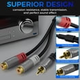 thumbnail image 3 of Divisor RCA Y-RCA Cable Togconn, 1 macho a 2 hembras, 60 cm 2 pies, 3 of 6