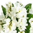 thumbnail image 2 of Vickerman 19 " Artificial White Wisteria Bush., 2 of 7