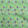 thumbnail image 1 of oneOone Silk Tabby Light Green Fabric Kalamkari Craft Projects Decor Fabric Printed By The Yard 42 Inch Wide, 1 of 5