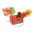 thumbnail image 2 of Juguetes De Dragón De Papel Chino Para Niños Pequeños Del Festival Del Bote Del Dragón Año Nuevo Chino Rojo, 2 of 8