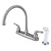 thumbnail image 3 of Kingston Brass KB798 Magellan 8-Inch Kitchen Faucet with Sprayer, Brushed Nickel, 3 of 4