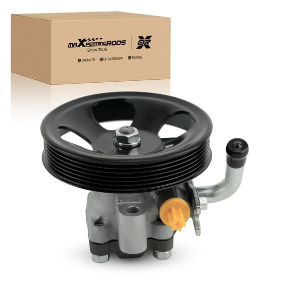 maXpeedingrods Power Steering Pump w/Pulley for Kia Sportage 2005-2010, for Hyundai Tucson 2005-2009, V6 2.7L, Replace 21-5449, AAZ215449, 57100-2E100, 571002E100, 57100-2