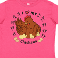 thumbnail image 4 of Inktastic I Heart My Chickens Boys or Girls Toddler T-Shirt, 4 of 5