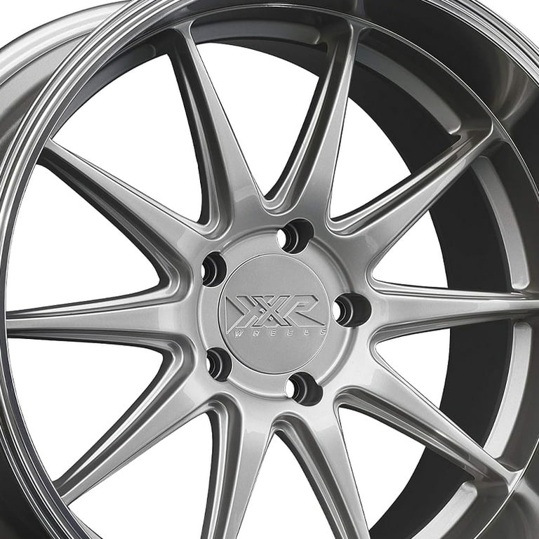 XXR 527D 18x9 5x114.3 35et Silver / ML Wheel - Walmart.com