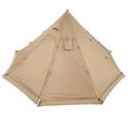 thumbnail image 2 of Hot Tent for 4 Persons, Portable Winter Tipi Tent with Stove Jack, Waterproof Canvas Camping Tents, Lightweight 4 Season Shelter Tents for Hiking Fishing Backpacking, 2 of 9