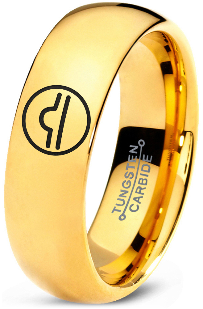 14K Yellow Gold Zodiac Men Women Unisex Jewelry Ring