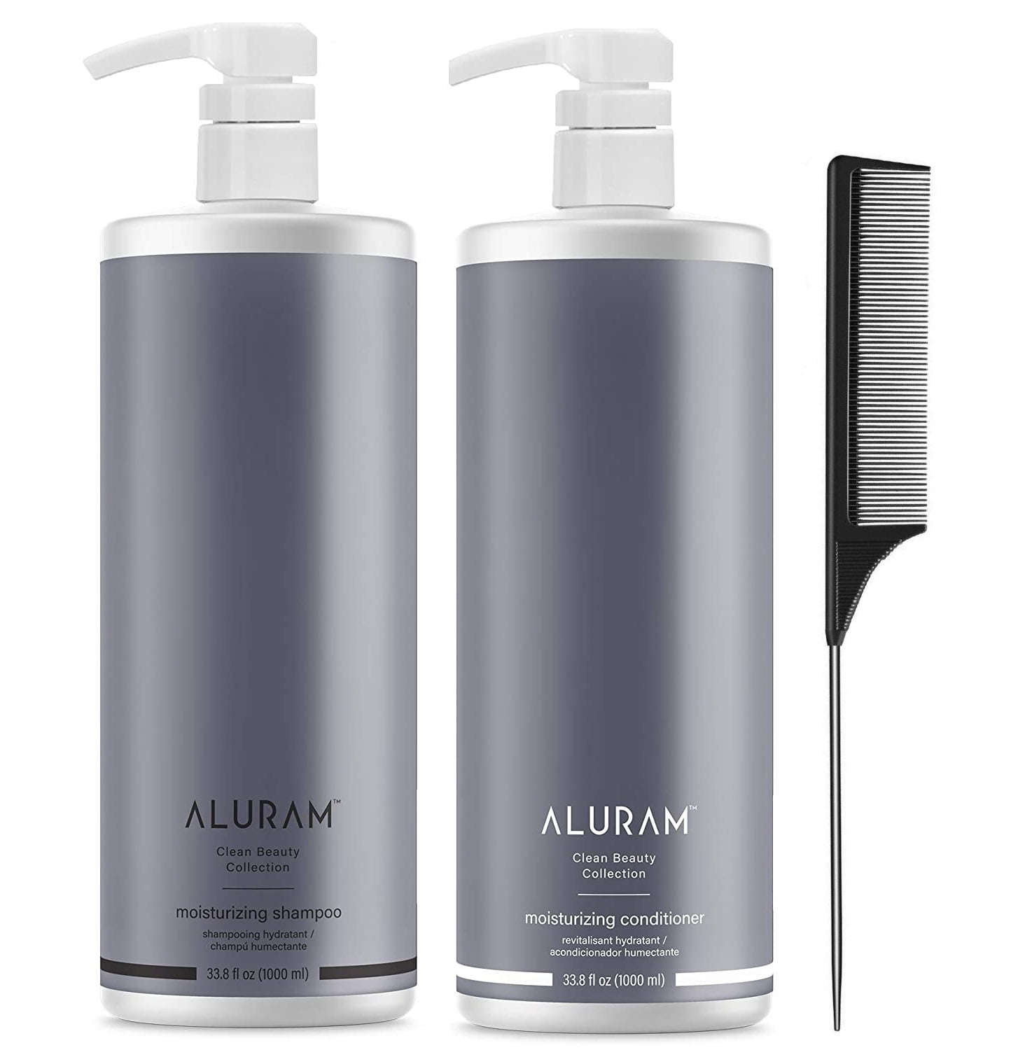 Aluram Moisturizing Shampoo and Conditioner Set, 33.8 Fl Oz