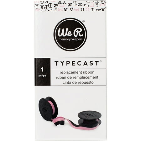 We R Typecast Typewriter Ribbon -Light Pink/Black