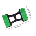 thumbnail image 2 of OUNONA 4Pcs Sturdy Dumbbell Holder Green Wear Resistant Plastic Rack for Fitness Storage Use, 2 of 8