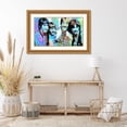 thumbnail image 3 of Stephen Chambers 24x16 Gold Ornate Wood Framed With Double Matting Wall Art Titled - Celebrate Beatles, 3 of 6