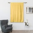 thumbnail image 3 of CUH Yellow Blackout Roman Curtains for Kids Bedroom Thermal Insulated Curtains Rod Pocket Tie Up Shade Curtains 1-Panel for Small Windows Bathroom Kitchen (22 x 54 Inches Long), 3 of 7