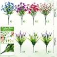 thumbnail image 2 of Flores artificiales Besteek, 20 paquetes, resistentes a los rayos UV para exteriores, 2 of 7