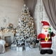 thumbnail image 2 of Papá Noel inflable con luces Santa Decoración Juguete 120 cm Inflable Luminoso Blow Decoración de Navidad para Holiday Adaptador de Estados Nav Soledad  Papá Noel inflable, 2 of 6