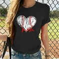 thumbnail image 2 of Birdeem Blouse T-Shirt à Manches Courtes Col Rond Imprimé Ample pour Femmes, 2 of 5