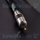 thumbnail image 2 of Cable de fibra óptica de audio de Toslink Digital SPDIF SatelliteSale, Nylon Negro / Cable de plata (3 pies) SatelliteSale Cable de audio óptico, 2 of 7