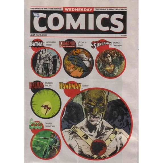 Wednesday Comics #2 VF ; DC Comic Book